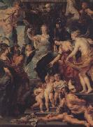 Peter Paul Rubens The Felicity of the Regency of Marie de'Medici (mk01) USA oil painting reproduction